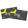 GLYDE Unique Non Latex Condoms (3 pack)